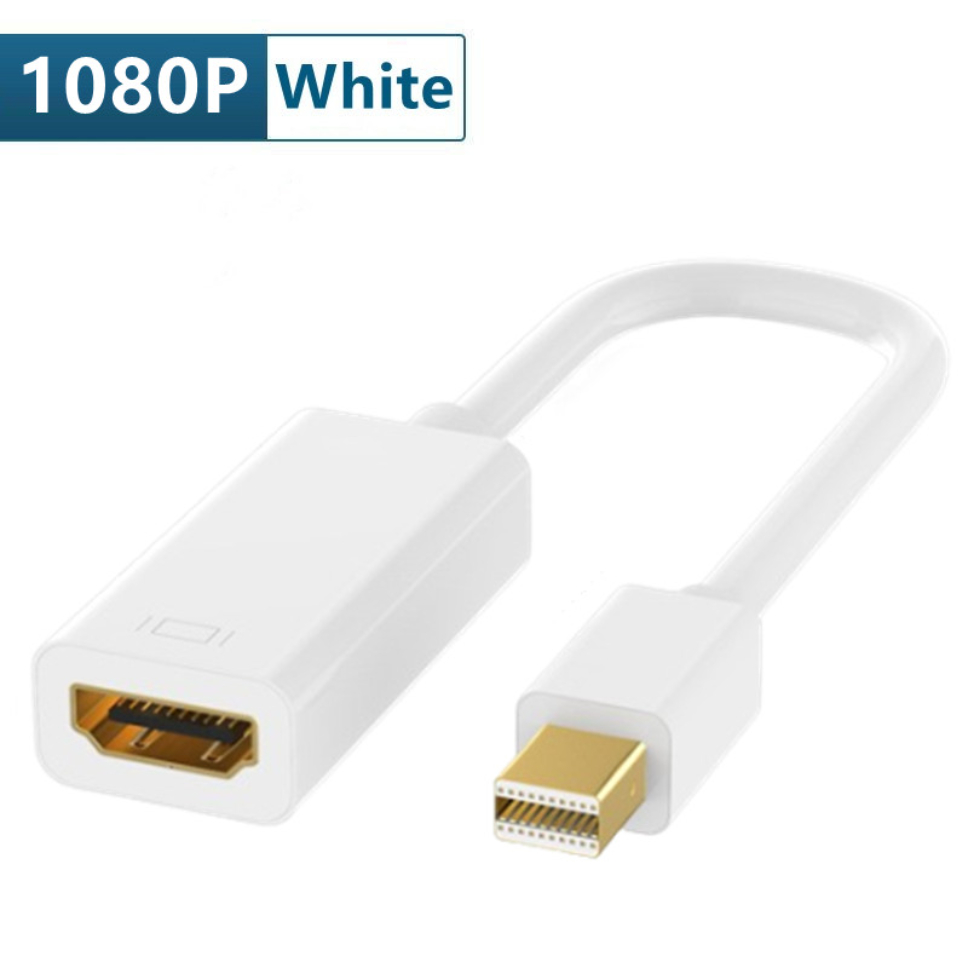 Cable adaptador Mini DisplayPort a HDMI 4K/1080P Mini DP macho a HDMI hembra Thunderbolt 2 a convertidor HDMI para MacBook Air/Pro: Otro