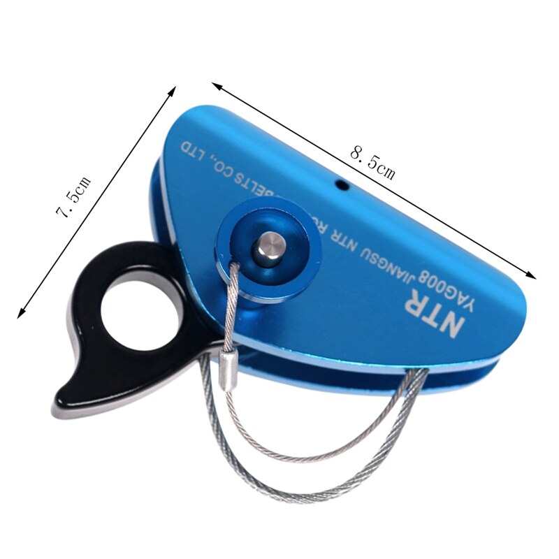 NTR Rock Climbing Rope Grabber Fall Protection Rescue Rope Grabber Outdoor Rock Climbing Accessories