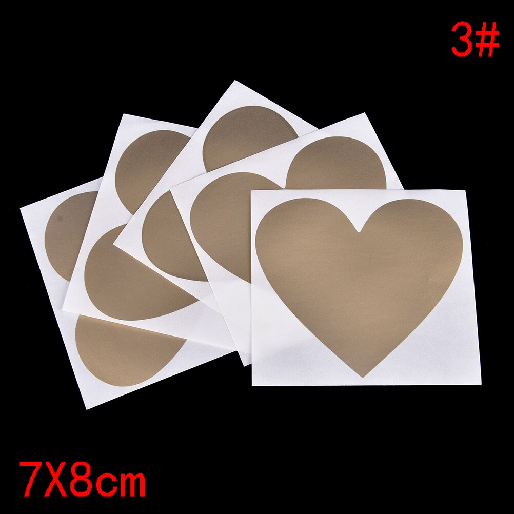 Round Silver Scratch Off Stickers Scratch Off Labels Sticker For Party Activity Favors Stationery Sticker: N3