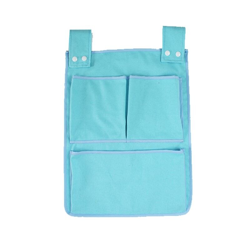 Cartoon Rooms Nursery Hanging Storage Bag Diaper Pocket For Newborn Crib Bedding Set Baby Cot Bed Crib Organizer Toy 45*35cm: BL