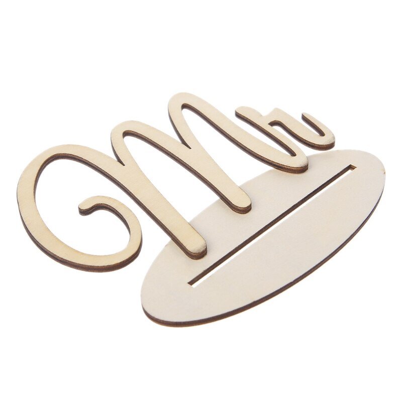 Rustic Mr & Mrs Love Wedding Letters Freestanding Wooden Table Sign Party Decor N1HA