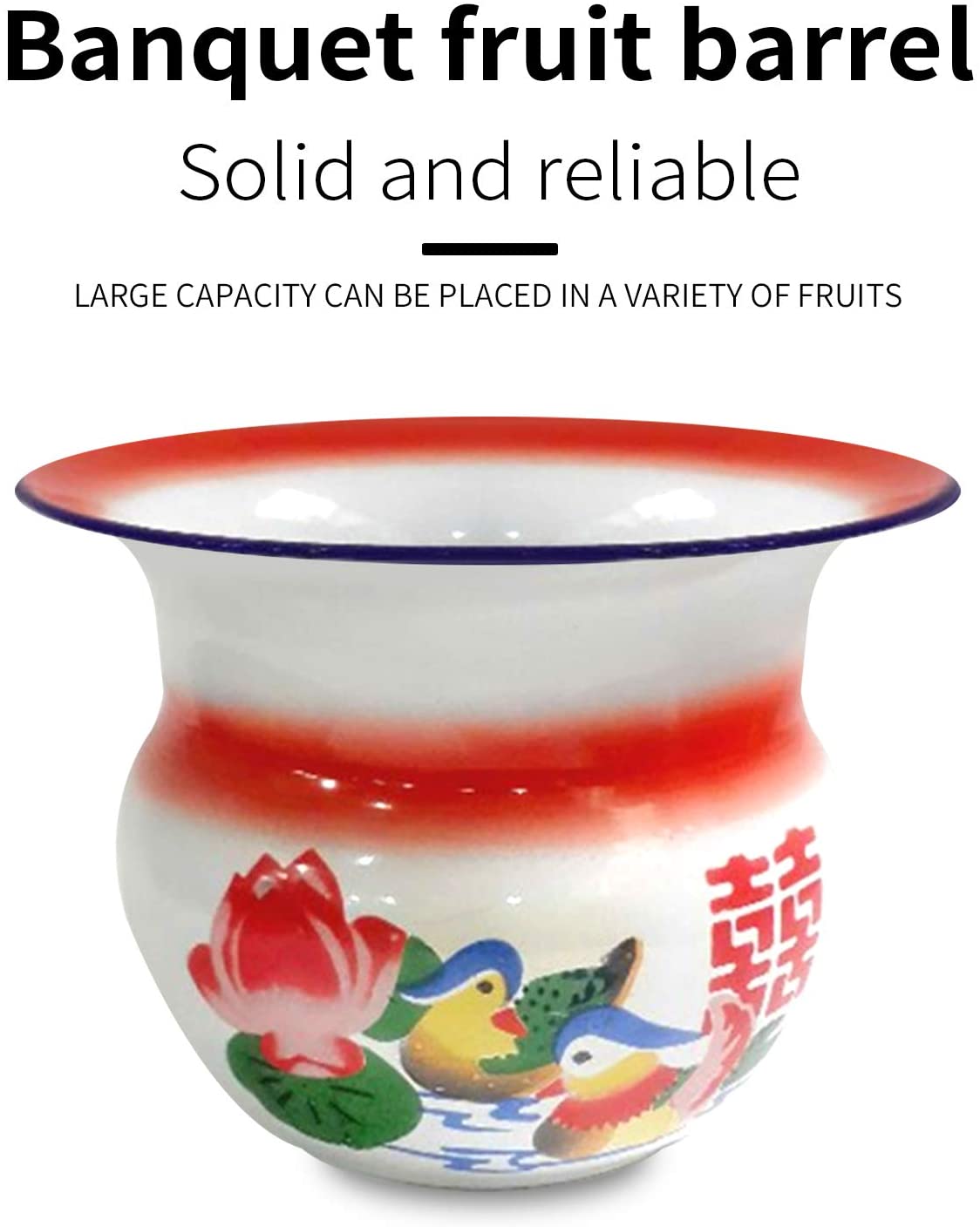 1960s Chinese Traditional Fruit Basket Chinese Vase Antique Kitchen Tool Champagne Ice Bucket Wedding Decorations