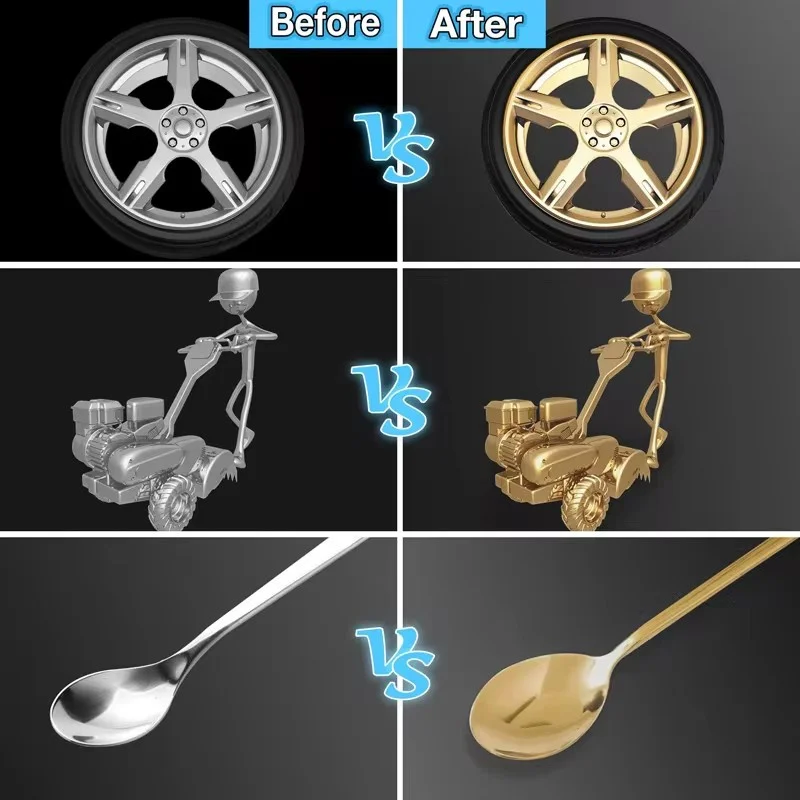 1/2/3PC Chrome Verf Marker Reflecterende Vloeistof Spiegel Verf Pennen Gouden Zilverachtige Inkt 1mm Schrijven Tip Voor Model Metaal Hout Plastic