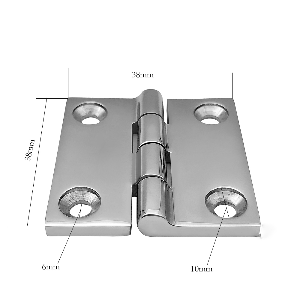 Andymarine Zware Rvs Gieten Scharnier Platte Scharnier Kastdeuren Voor Ramen Scharnier Houten Doos Scharnier Dikte: Rood