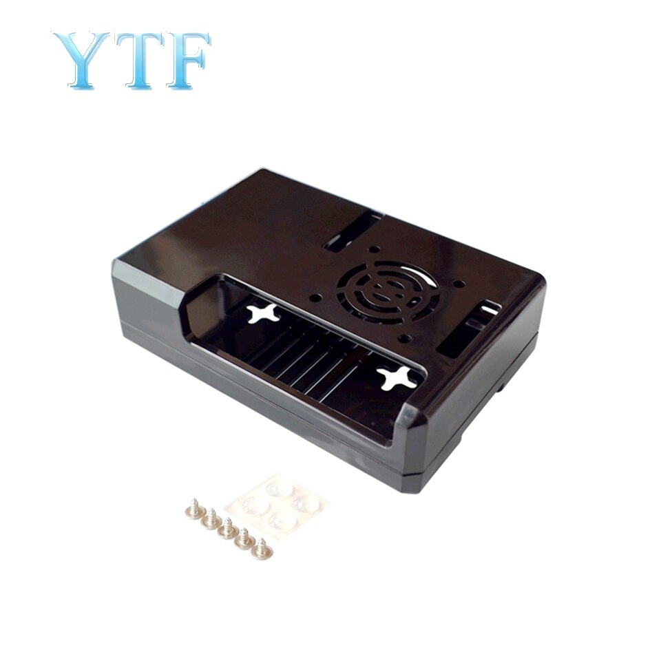 ! Raspberry Pi 3B+Plus Case Shell ABS Shell GPIO Reserved Opening Coolable Fan Housing Available