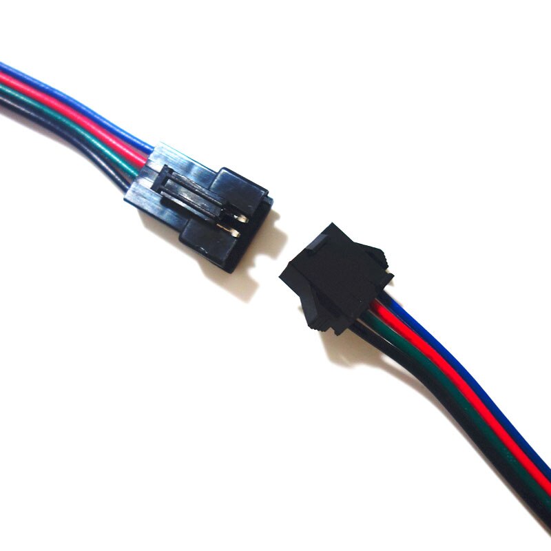 100cm 200cm 500cm 3- pinners 4- pinners skjøteledning 22 awg jst sm plugg hann- til hunnkabel