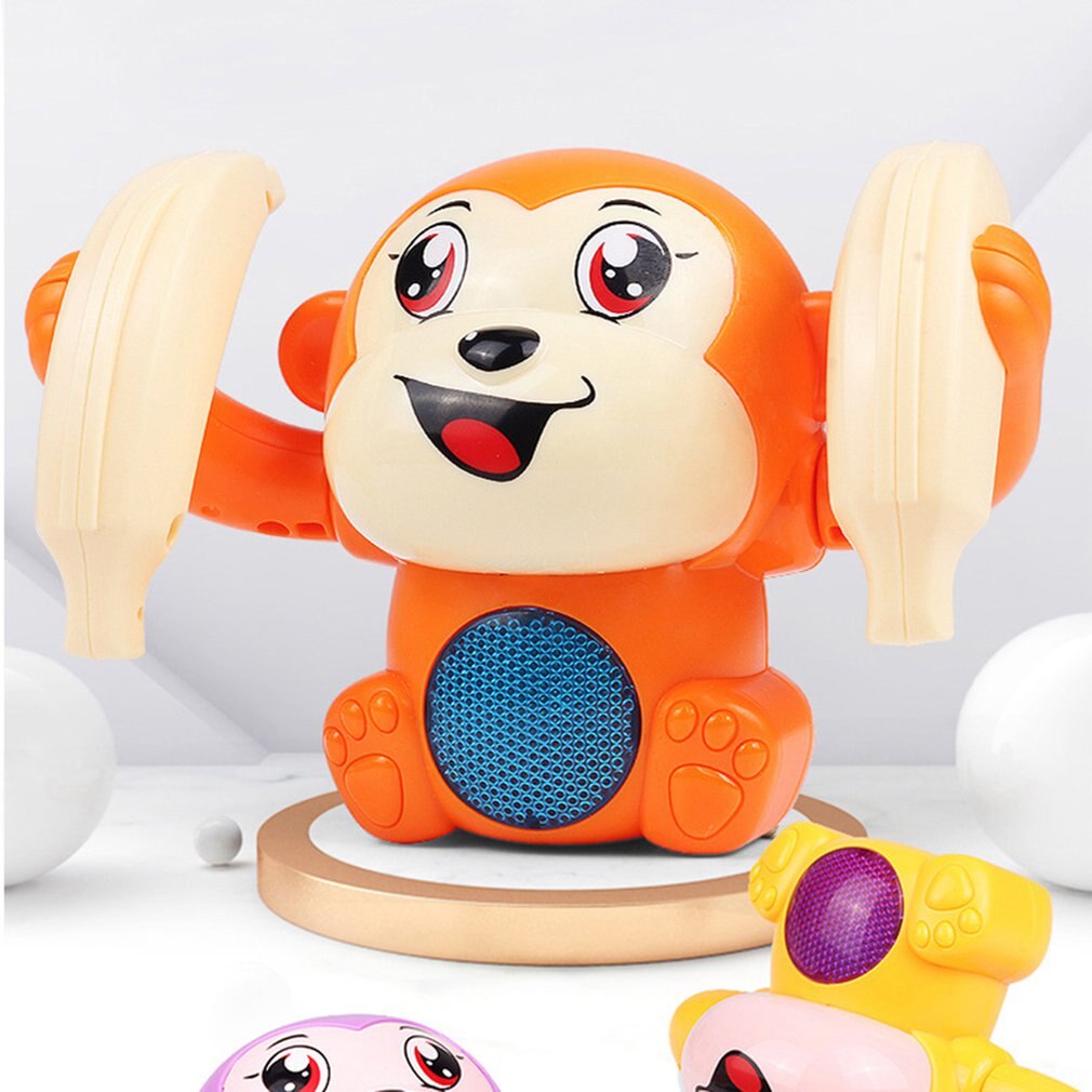 Baby Voice Control Rolling Aapje Speelgoed Lopen Zingen Hersenen Spel Kruipen Elektrische Speelgoed Kerstcadeaus Voor Kinderen