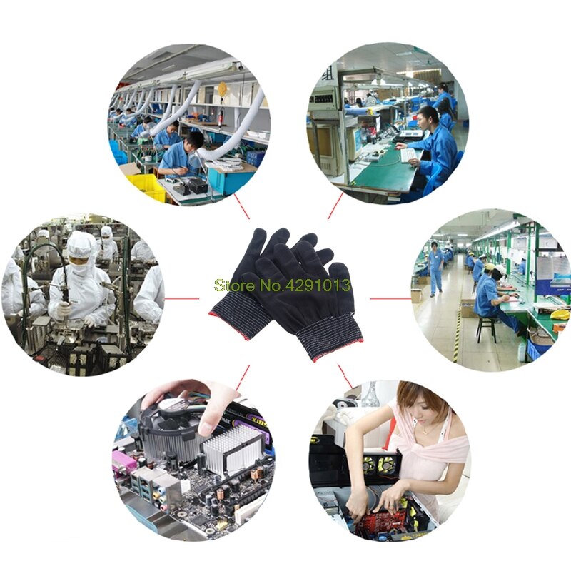 1 paar Anti Statische Gleitschutz Handschuh Frau Arbeits Handschuhe Hand Schutzhülle Gartenarbeit Tropfen Unterstützung