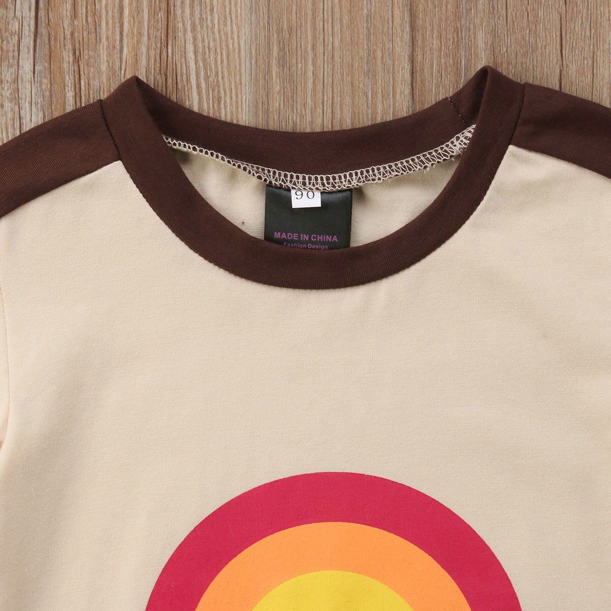 Baby zomerkleding kinderen baby jongens meisjes kleding korte mouwen t-shirt kind peuter regenboog topjes t-shirts 1-6t