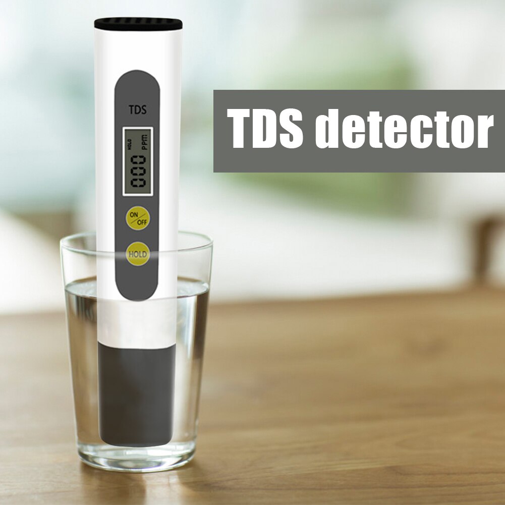 TDS Meter Water Tester Automatic Calibration 0-990ppm Purity Water Meter for Swimming Pools Drinking Water Aquariums