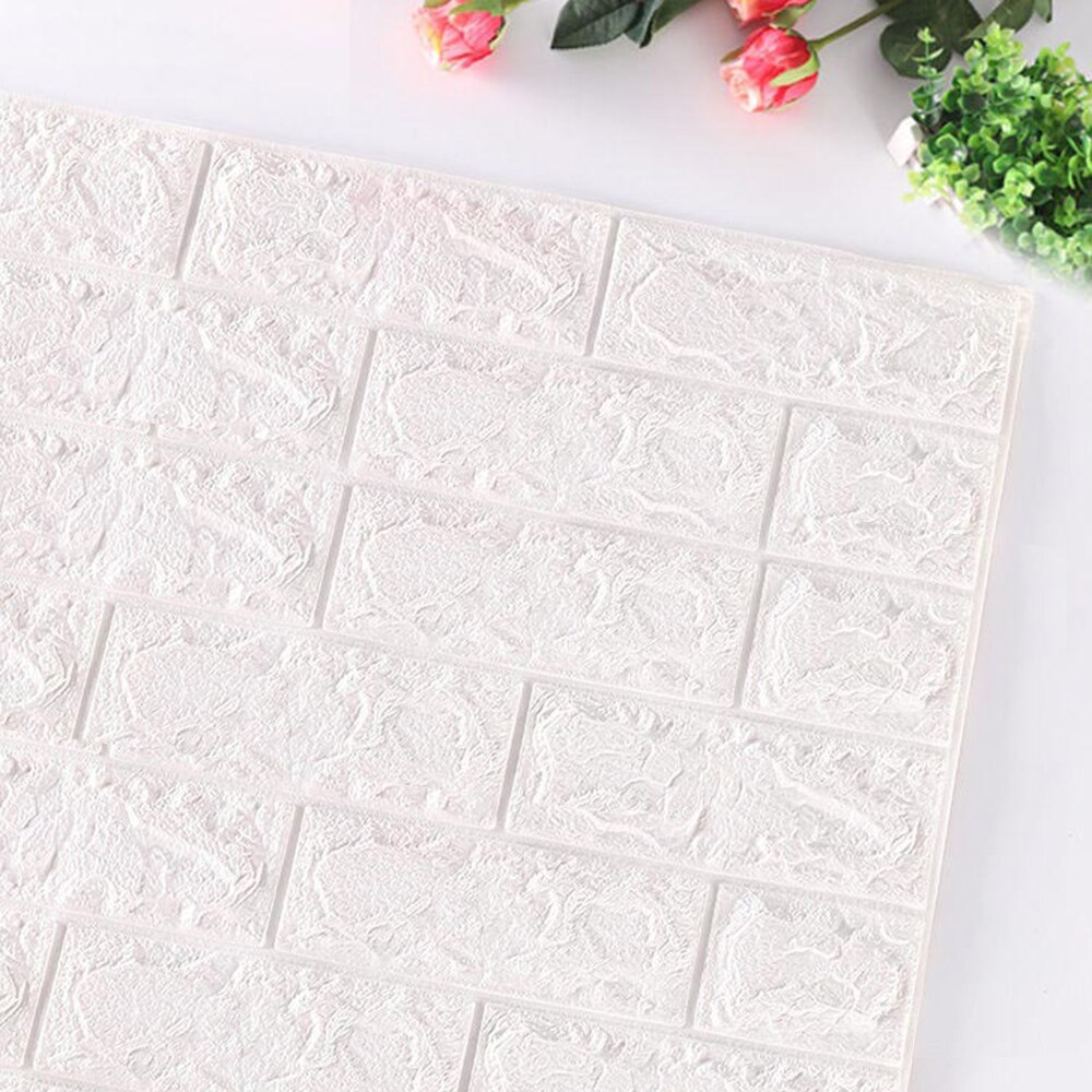 3D Wall Sticker Waterproof Self-adhesive Imitated Brick Wallpaper PE Foam Background For Living Room Kitchen TV Backdrop Decor: 20