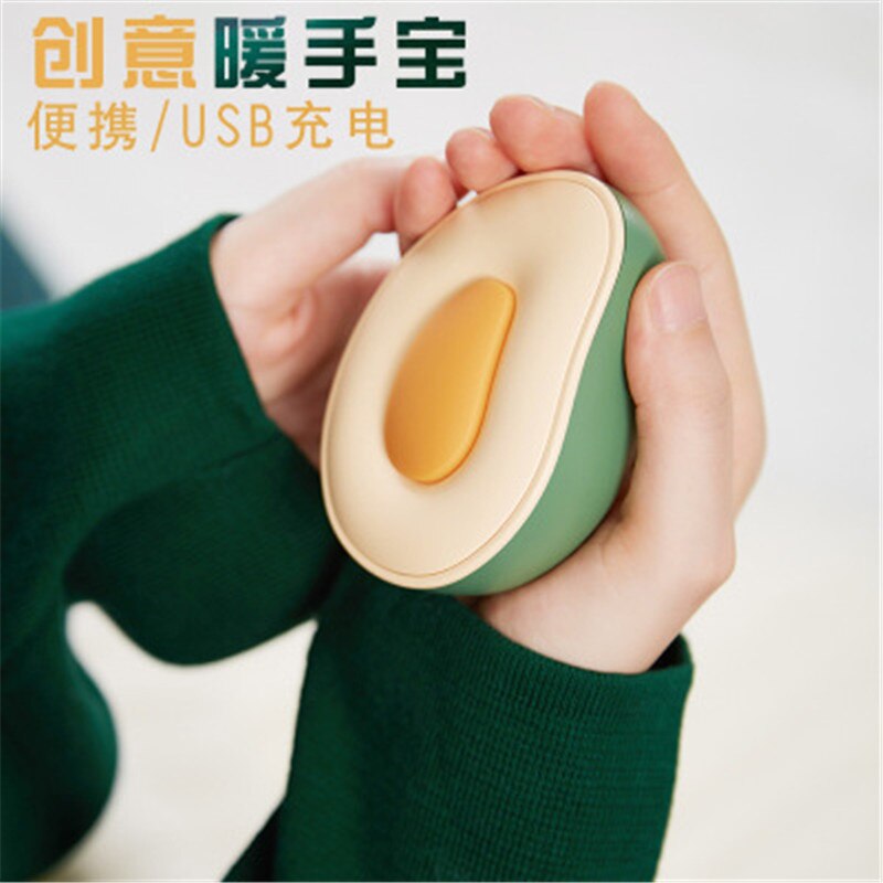 Avocado Hand Warmer for the year to girlfriend handy hand warmers rechargeable power bank cutewinter mini heater: style 2