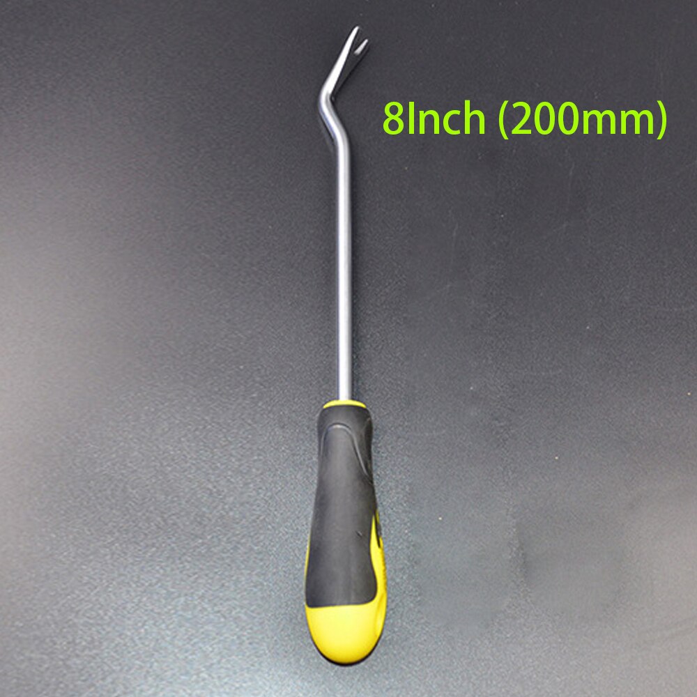 Extracteur de fixation en plastique, Mini pied de biche pour panneau de porte de voiture, retenue de carrosserie Durable, outils de barre de levier, réparation de l&#39;ouvre-garniture de style automobile: 8 Inch (200mm)