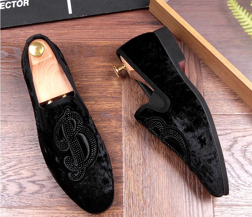 Mænd afslappet ruskind loafers sort rød bund køresko mokkasiner gommino slip on zapatillas hombre