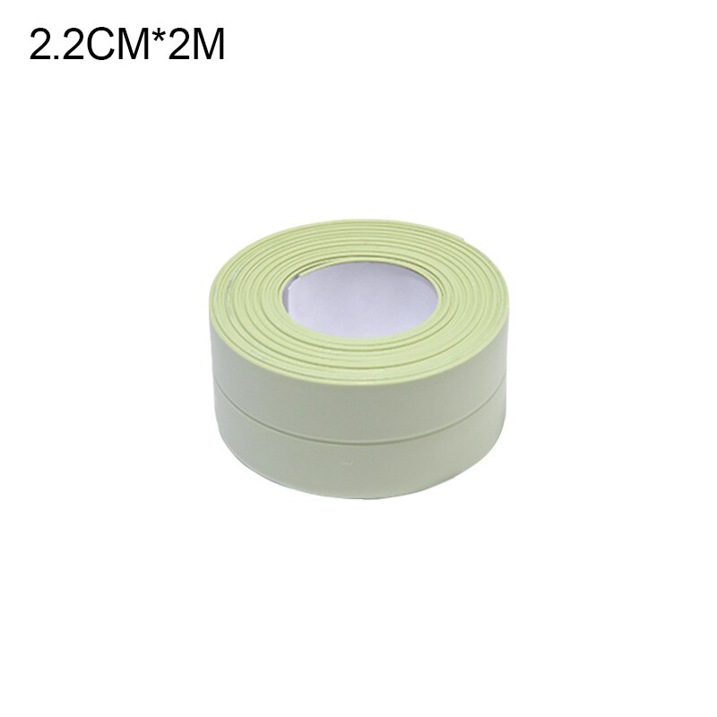 PVC Adhesive Sealant Tape For Kitchen Bathroom Shower Bathtub Corner Sink Sealing Strips Tapes Waterproof Wall Stickers 3.8/2.2M: G479550A