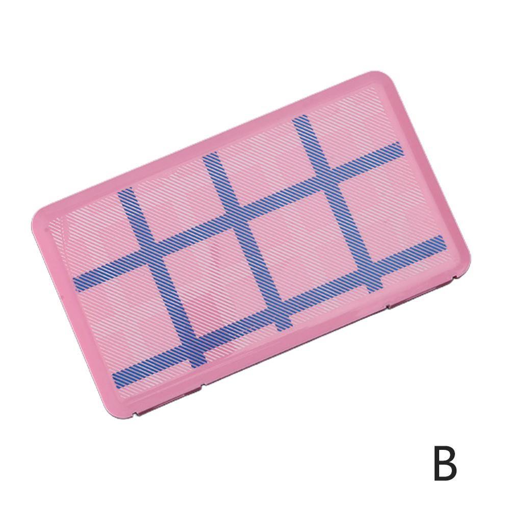 Portable Dustproof Moisture-proof Storage Box Mask Box Temporary Folder Student Storage Mask Case Band-aid Box Storage: B