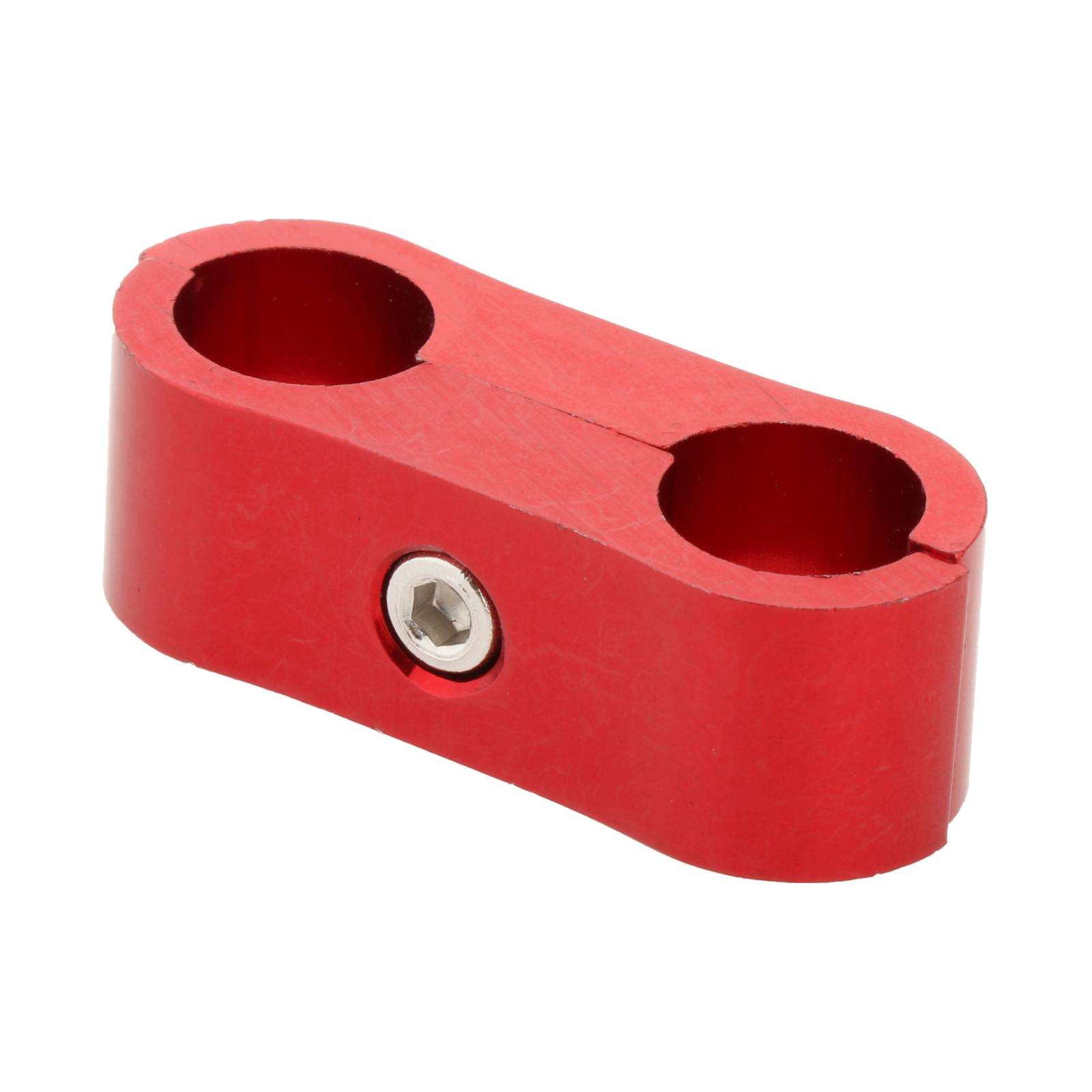 Car 2-Hole Fuel Hose Separator Clamp Oil Fuel Line Clamps Adapter
