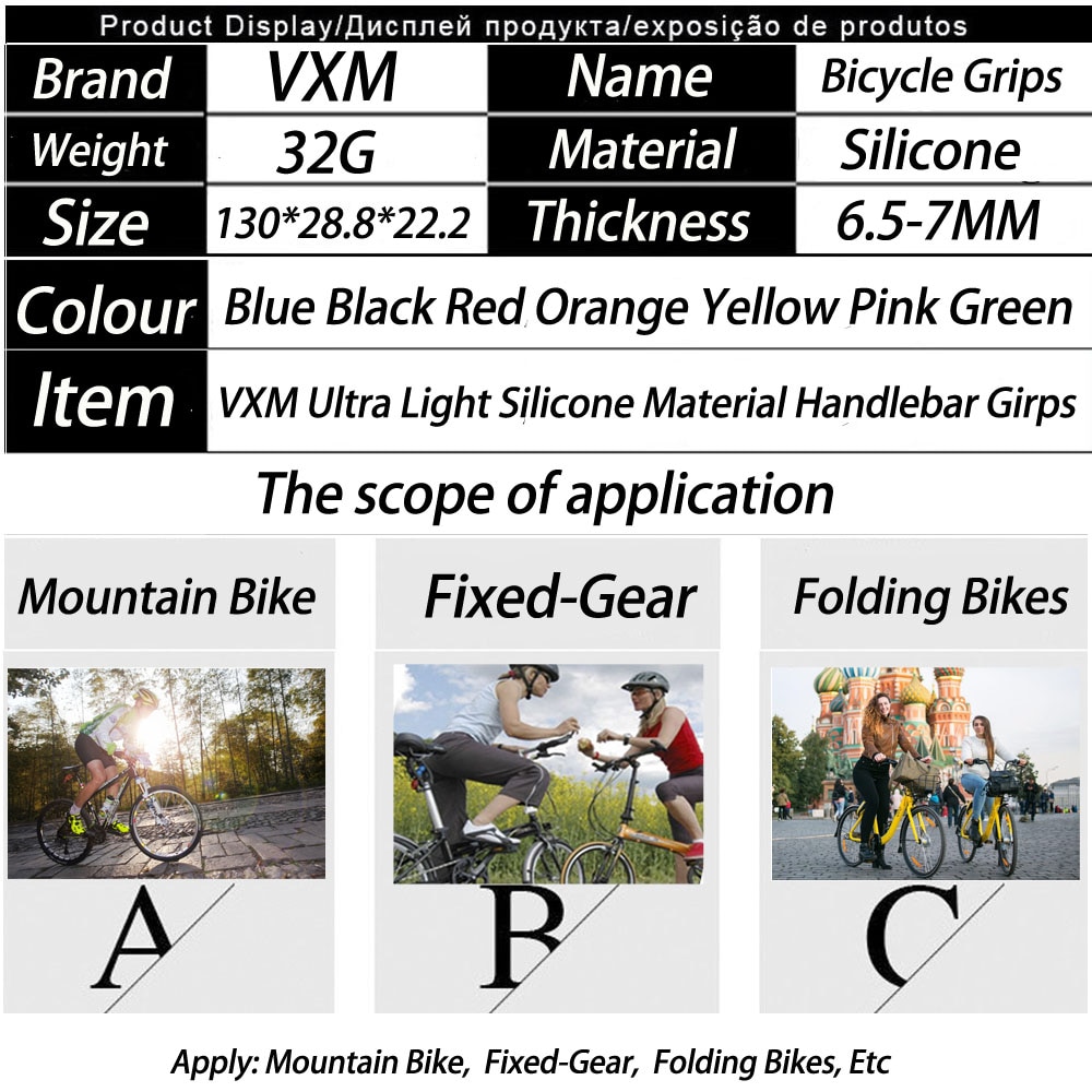 Fahrradgriffe Ultraleichtsilikonmaterial Lenker Griffe Hohe Dichte MTB Fahrrad Lenker Anti-rutsch-fahrradgriffe Fahrradteile