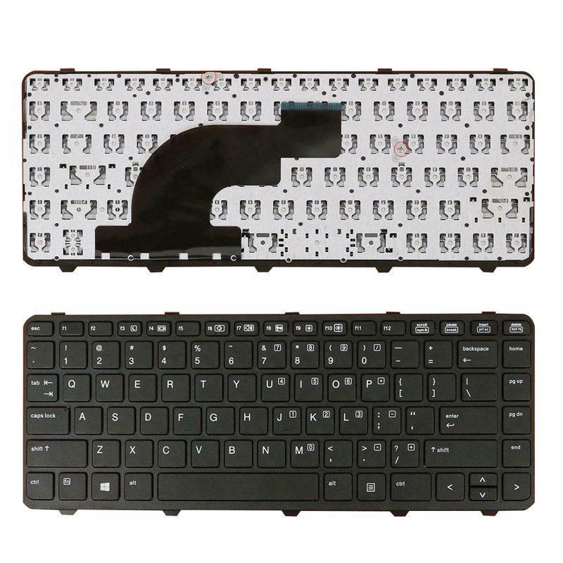 Nowa klawiatura laptopa nas rama dla HP 640 G1 645 G1s 738688-211