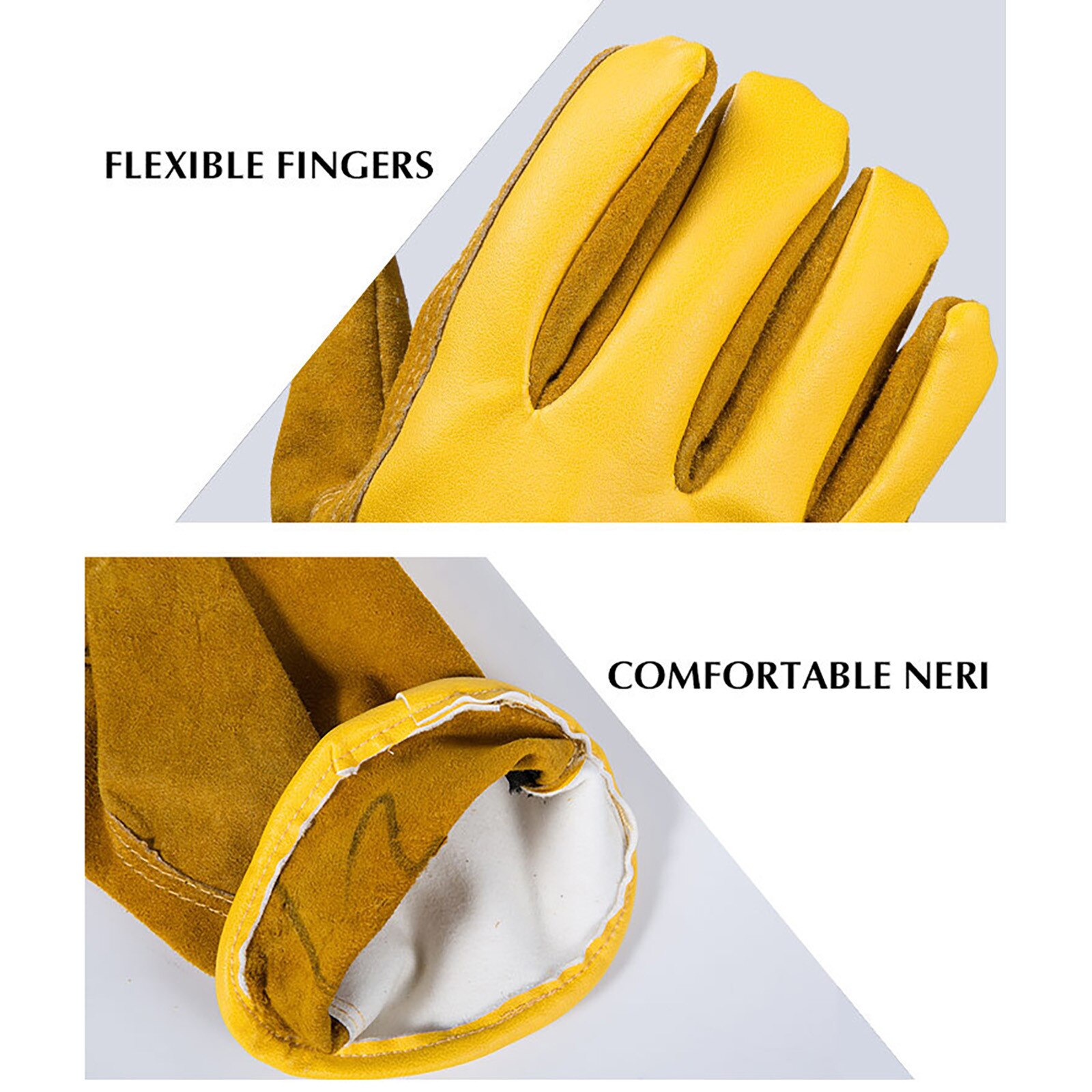 Safety Work Gloves Heavy Duty Hand Protection Mechanic Protective Safety Gardening Builders Cut Wear-resisting Gloves 40#