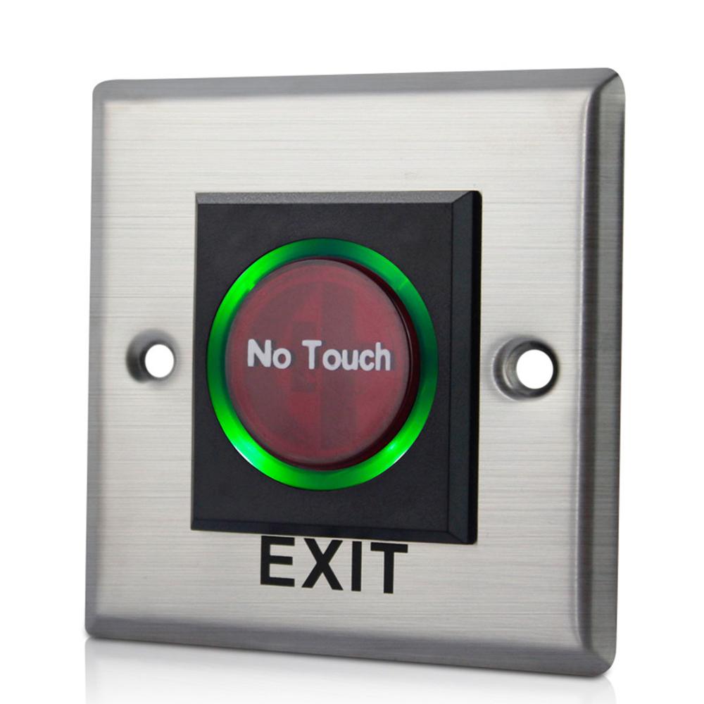 Infrared Sensor Switch No Touch Contactless Door Release Exit Button with LED Indication: GH80B