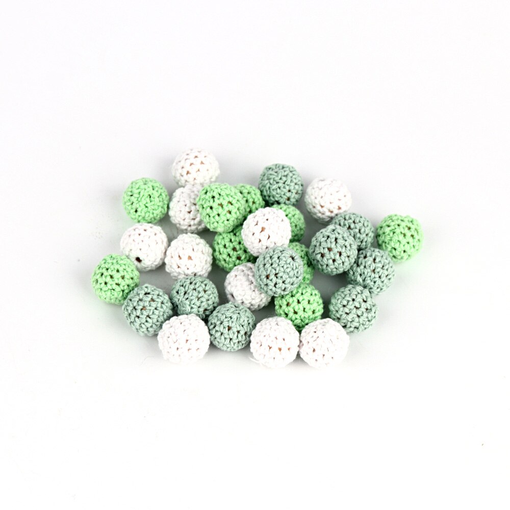 Tyry .hu 30 st naturliga träpärlor runda 16mm tuggbara tand ammande virkade pärlor barnbitning bitring leksaker baby shower