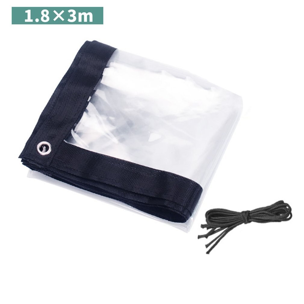 Frost Proof Clear Tarpaulin Heavy Duty Waterproof PVC Tarp Cover Sheet Plastic Film Antifreeze Insulation Tarpaulin