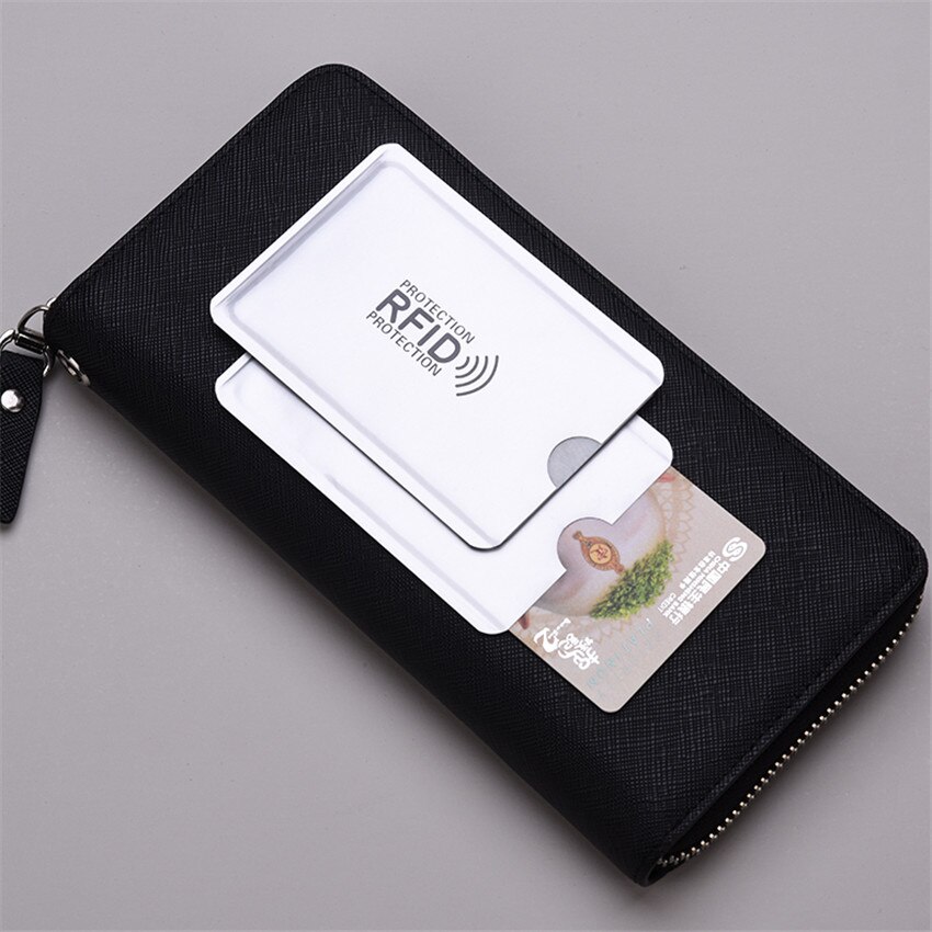 10pcs/set Anti-magnetic RFID Credit Card Sleeve Anti-theft Anti-Scan Card Sleeve Protection Card Holder Sleeve Credit Card Cover