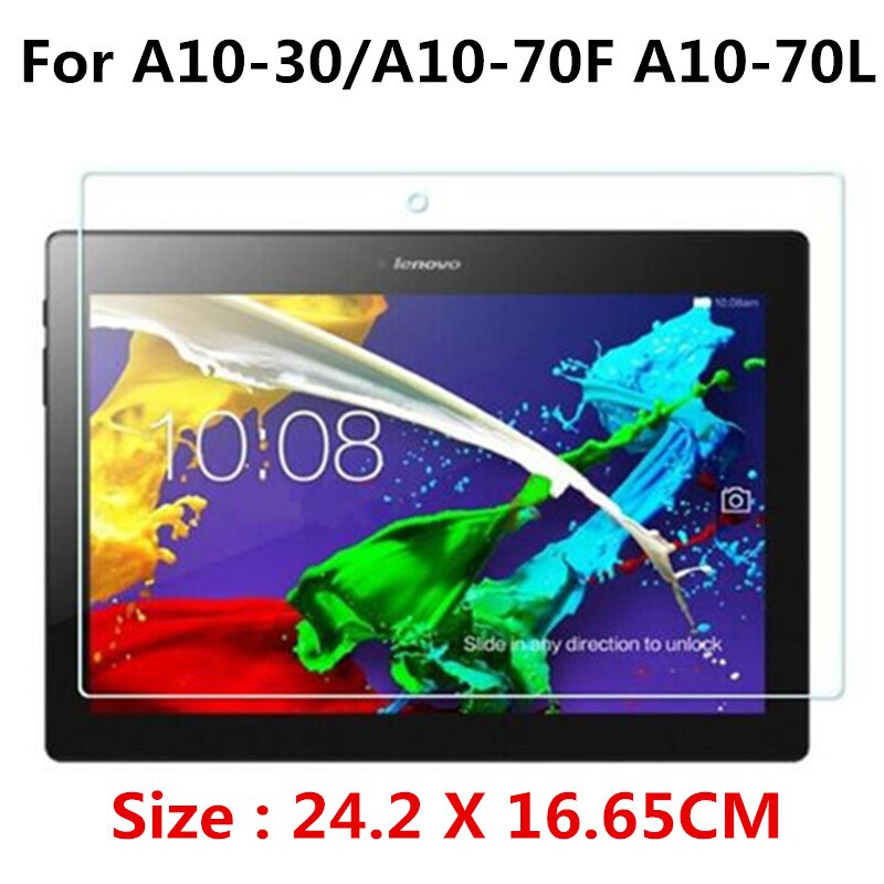 Tempered Glass For Lenovo Tab 2 A10-70 A10-70F A10-70L A10-30 A10-30F X30F A10-80 A7600 10.1 Tablet Screen Protector Film: For A10-30 X30F 103F