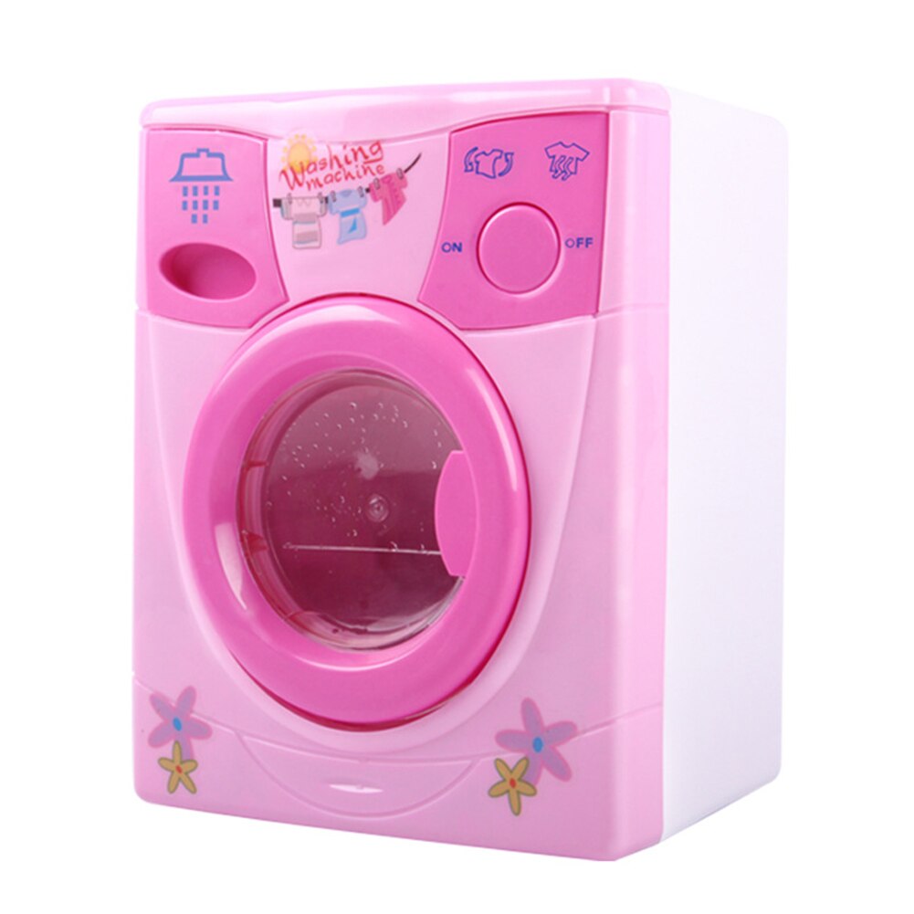 Simulation électronique Machine à laver jouets enfants Mini semblant jouer jouet enfants semblant jouer jouets petits appareils