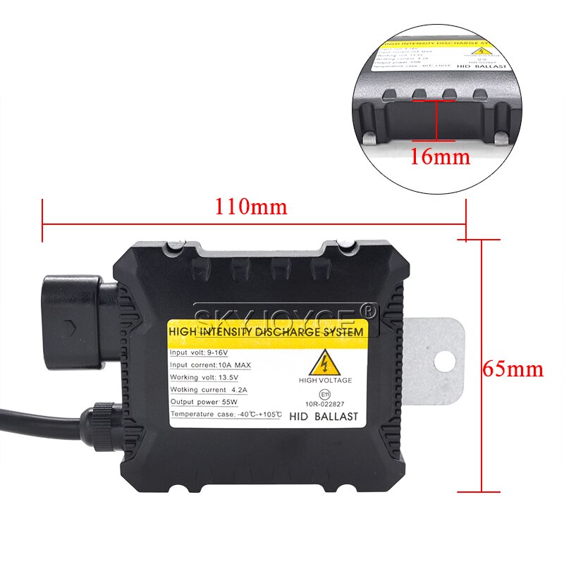 SKYJOYCE 55W DC bi xenon hid kit H4-3 xenon Lamp H4 Hi/lo HID Bixenon kit Bi xenon H4 Car headlight bulb 6000K 8000K 4300K 5000k