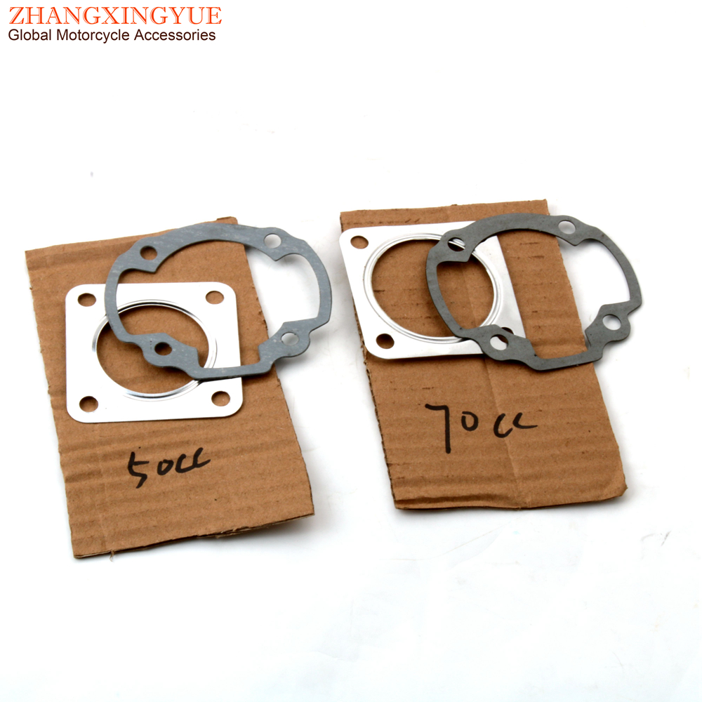 Juego de juntas de cilindro para Scooter, piezas de motor de 2 tiempos para Honda Dio AF34, AF35, ZX50, 50cc, 70CC
