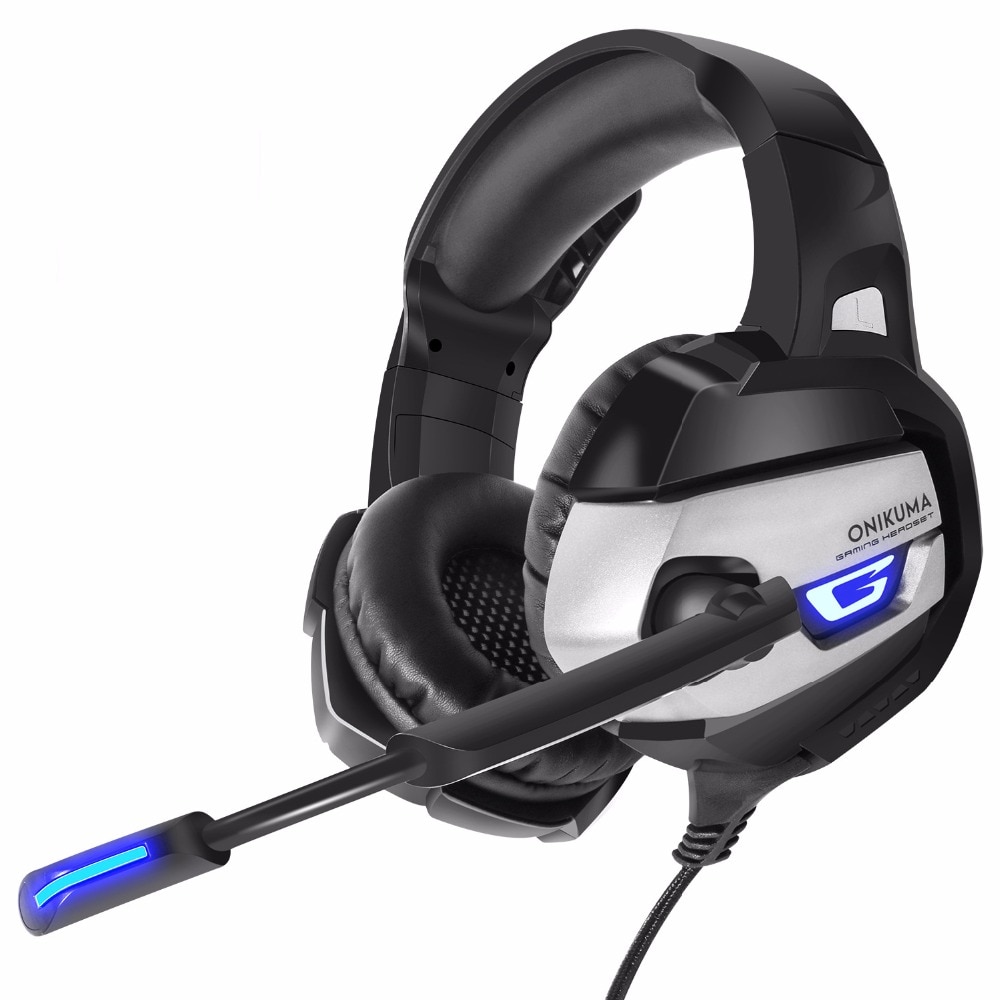 ONIKUMA Gaming Headset Gaming headphone Wired Earphone Casque Gamer Stereo Bass with Microphone Headphones For PS4 Laptop PC