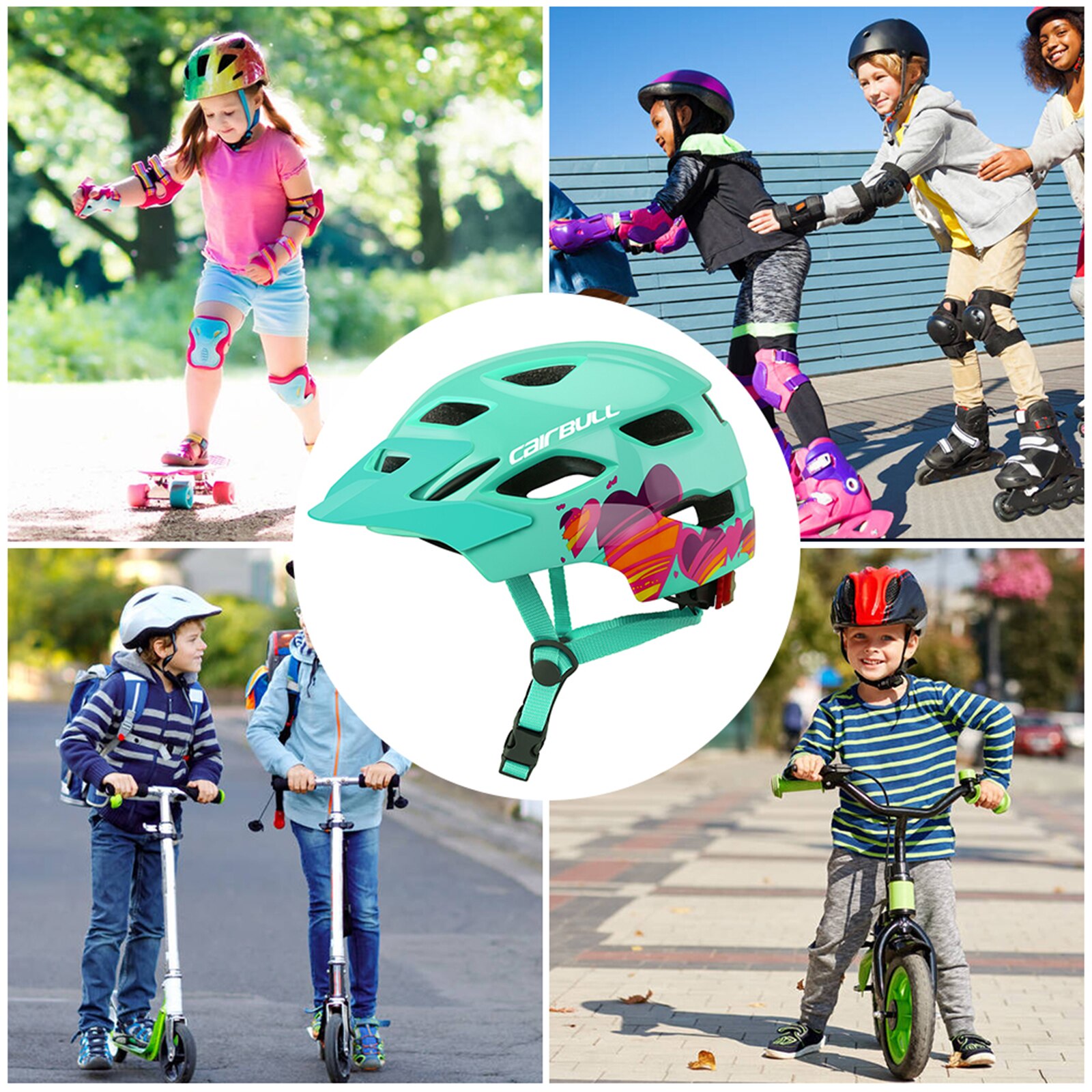 Børn cykelhjelme letvægts cykelskøjteløb sport cykelhjelm sikkerhedslys til drenge piger cykelhjelm casco ciclismo