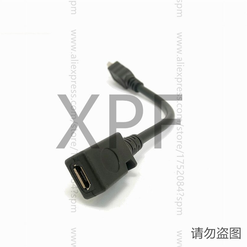 MINI USB male to Micro USB 5PIN female data charging adaptor convertor cable 10