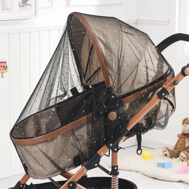 Kinderwagen Klamboe Kinderwagen Insectenschild Net Mesh Veilig Baby Bescherming Mesh Hoes Kinderwagen Accessoires: green