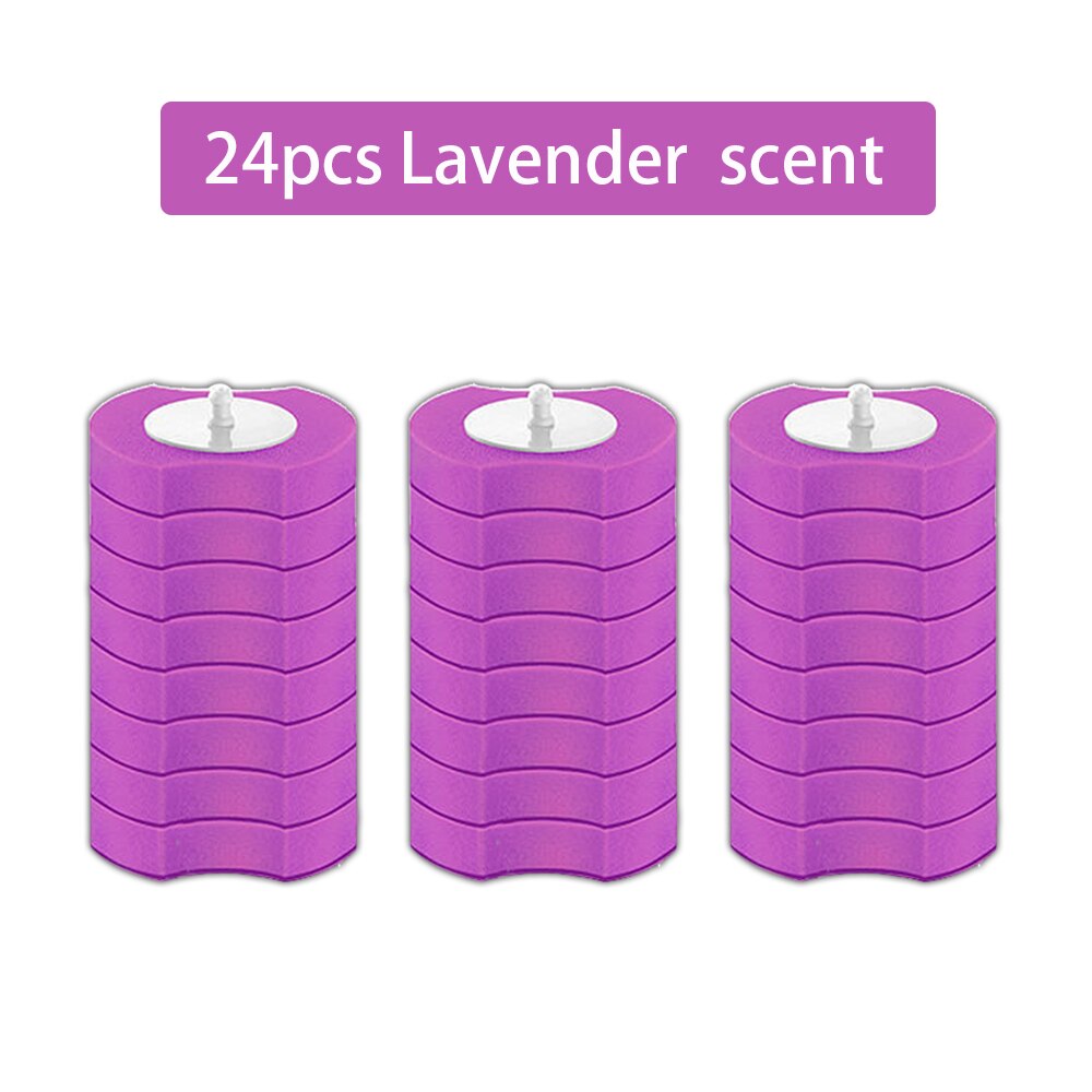 Toilet Brush Modern Hygienic Toilet Brush Clean Sanitation Toilet Brush Disposable Long Handle Cleaner Tool For Bathroom: purple