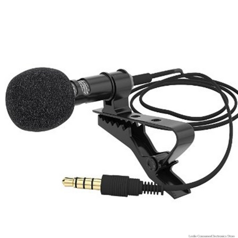 Andoer 1.45M Mini Draagbare Microfoon Condensator Clip-On Revers Lavalier Microfoon Bedrade Mikrofo / Microfon Voor Telefoon Voor laptop