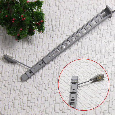 evemodel 5pcs Street light Lattice Mast Yard Tower Model Railway Lamps OO/HO/TT Scale LYM48 model train 1/87 railway modeling