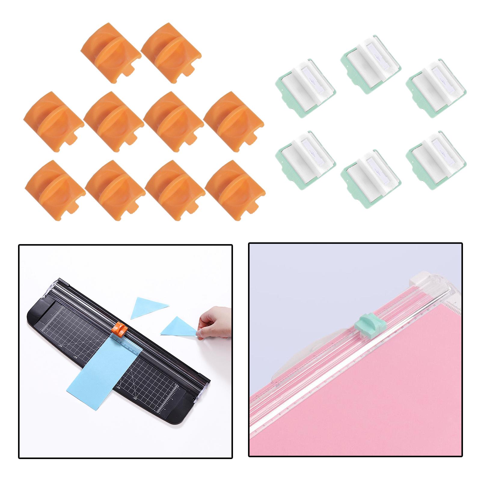16 Pieces Durable Paper Cutter Replacement Blades Paper Trimmer Blades for Card Album Paper Cutting Craft Paper Scrapbook