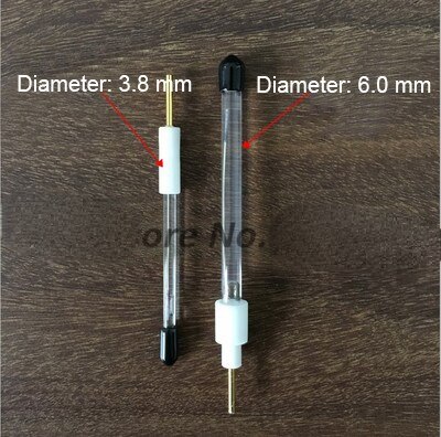 Électrode de référence amovible en chlorure d&#39;argent Ag/Agcl, diamètre de l&#39;électrode de contraste 3.8/6.0mm