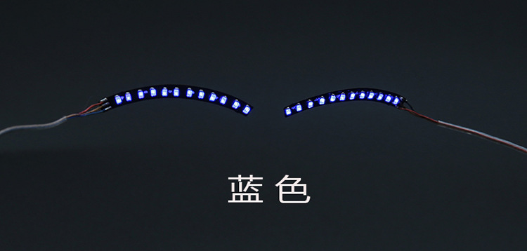 Podświetla doprowadziło sztuczne rzęsy świecące w ciemności materiały imprezowe bar Halloween kreatywne zdjęcie dekoracja przyjęcie noworoczne ślubna