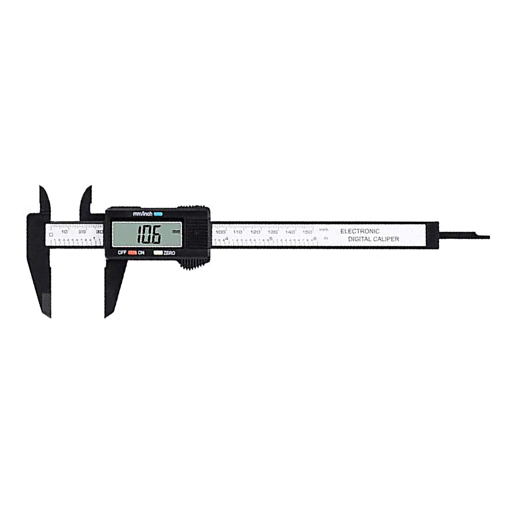 0-150Mm Meten Micrometer Elektronische Lcd Digitale Schuifmaat Gauge Plastic Elektronische Lcd Digitale Display Schuifmaat