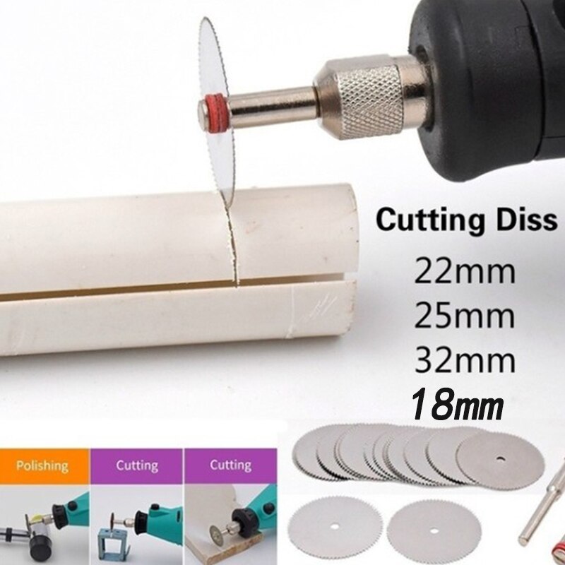 12pcs Mini Circular Saw Blade Electric Grinding Cutting Disc Rotary Tool for Dremel Metal Cutter Power Tool Wood Cutting Discs