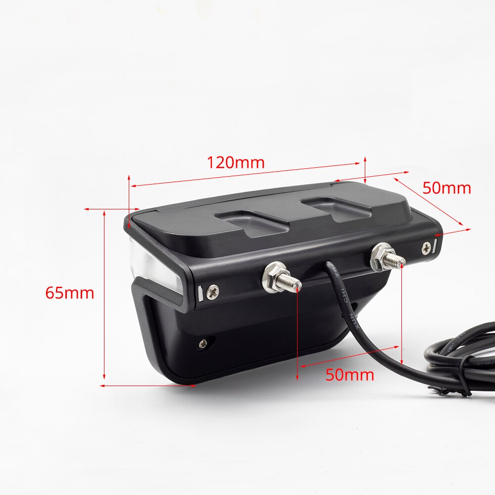 Wexplore Ebike Achterlicht Voor Ebike Achterlicht Ingang 6V 24V 36V 48V 60V Fiets E bike Brike Achterlicht Fietsen Accessoires
