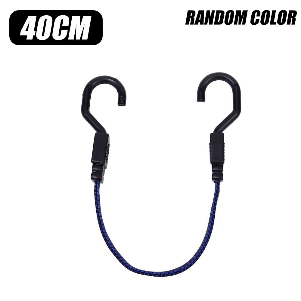 Nuovi elastici Corda per bagagli in gomma Ganci per cavi Bici Corda per legare Bagagli per biciclette Portapacchi Cinghia Gancio a fascia fissa Accessori per auto: Rosso