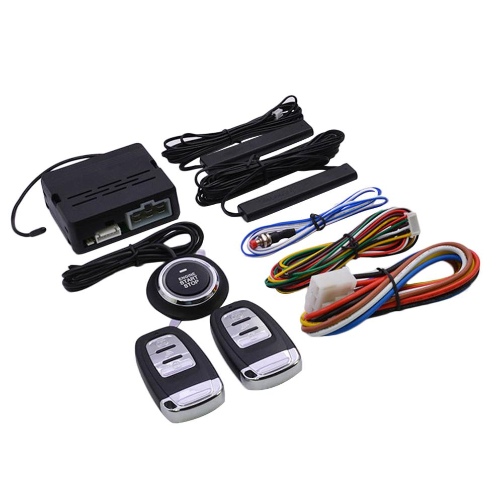 Car Alarm System PKE Keyless Entry Push Button Engine Ignition Starter