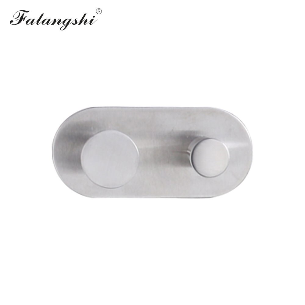 Bathroom Hardware Set Robe Hook Roll Paper Holder Single Towel Bar 3M Sticker Easy Installation Bathroom Accessories WB8863: Hook