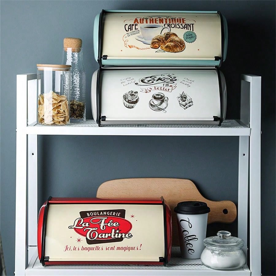 Creativiteit Brood Opbergdoos Grote Capaciteit Roestvrij Staal Brood Cake Dessert Doos Afdichting Container Keuken Opslag Organizer