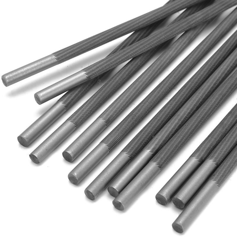 12 stuks kettingzaag ronde vijlen 4,8 mm voor het slijpen van kettingzaagslijper meestal